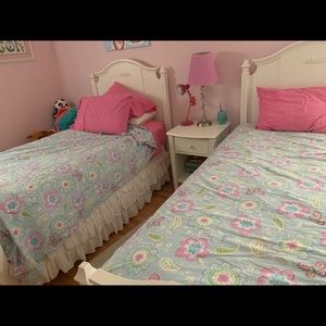 Pottery Barn Twin Bedding , Hand Painted Pictures